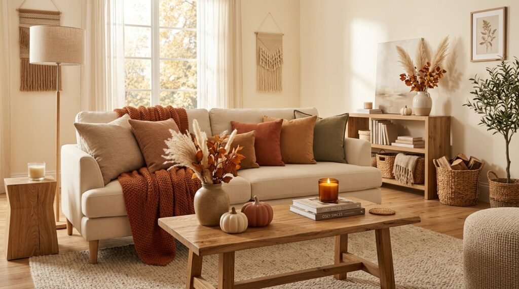 cozy fall living room ideas