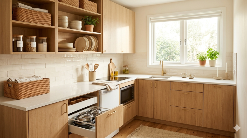 Small kitchen organization ideas with smart storage solutions